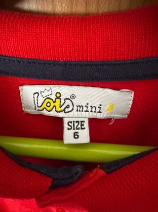 Polo Lois niño manga larga - talla 6
