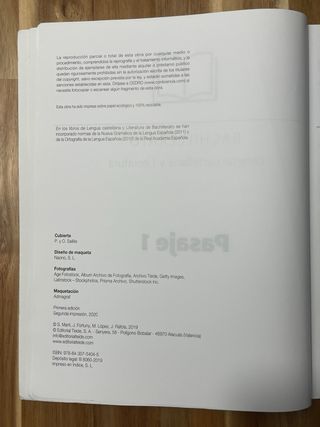 Pasaje 1. Literatura Bachillerato