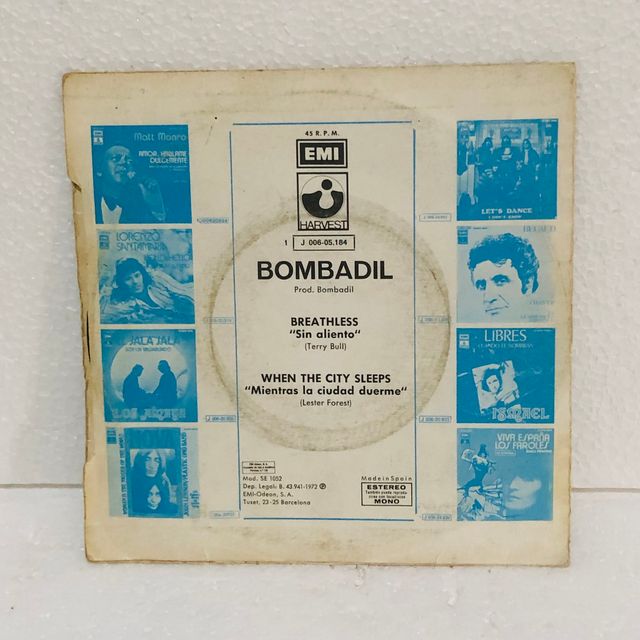 SUZI QUATRO LA SALVAJE / SHAKE MY SUGAR 7" 45 RPM 