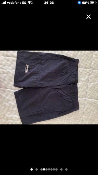 Bermudas nauticas azul marino