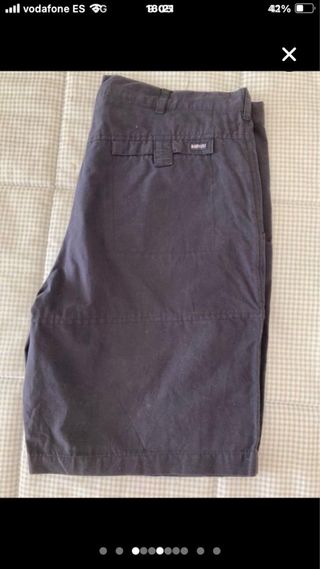 Bermudas nauticas azul marino