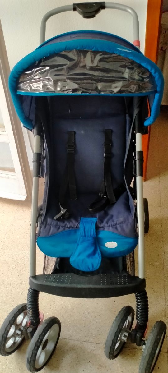 Carro bebé ligero azul