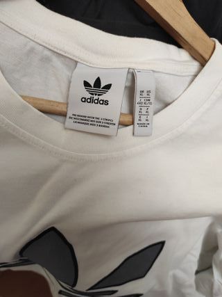 Camiseta Adidas blanca -XL