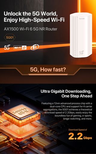 Router 5G Tenda AX1500 ¡NUEVO!