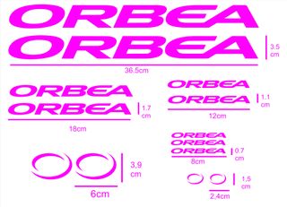 Pegatinas Orbea bicicleta juego completo
