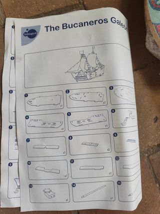 Galeón Bucaneros - Barco de Madera