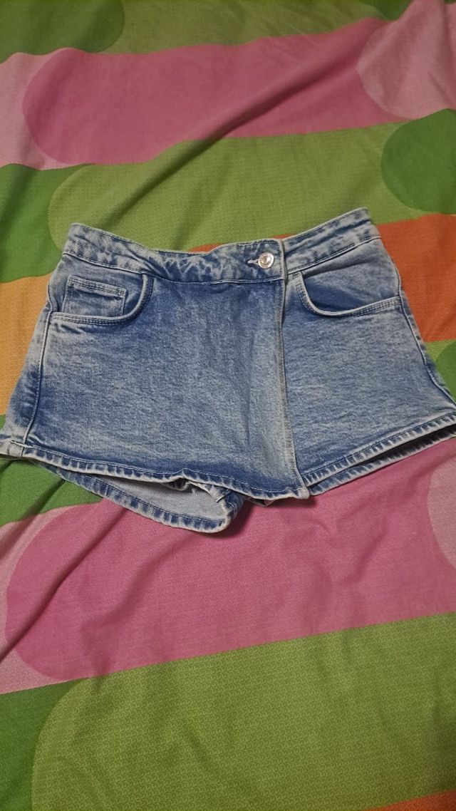 Shorts Bershka elásticos - azules