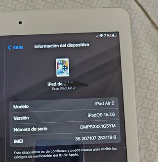 iPad Air 2 plateado