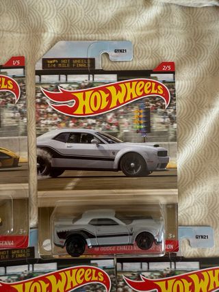 Hot Wheels 5 coches 1/4 Mile Finals
