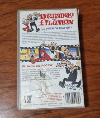 Película VHS Mortadelo y Filemón: La Brigada Biche