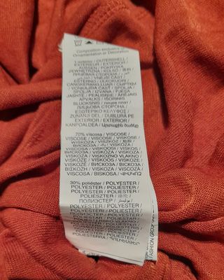 Blusa naranja oscuraSpringfield sin mangas