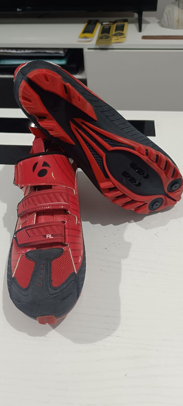 Zapatillas Bontrager MTB rojas - Talla 40