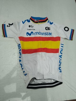 Maillot ciclismo niño Movistar S