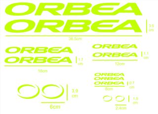 Pegatinas Orbea ,juego completo