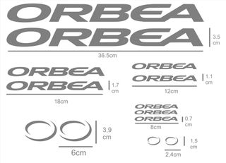 Pegatinas Orbea ,juego completo