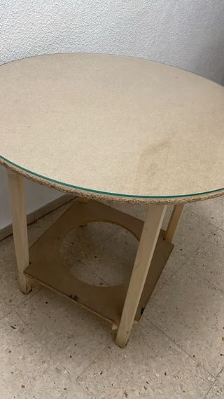 Mesa camilla redonda - madera 80cm