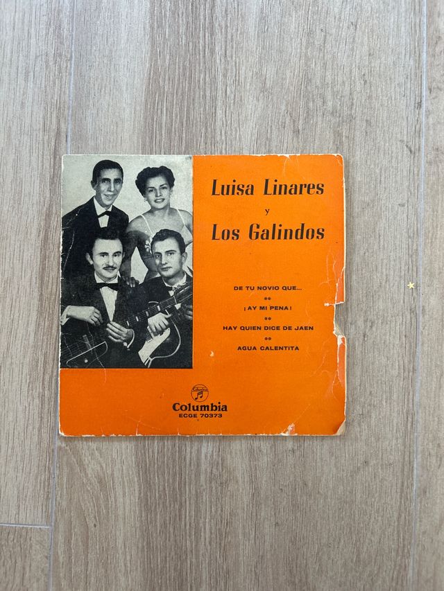Vinilo Luisa Linares y Los Galindos