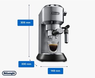 Cafetera DeLonghi Dedica - Gris