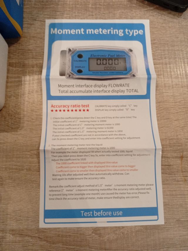 Misuratore di Carburante Elettronico