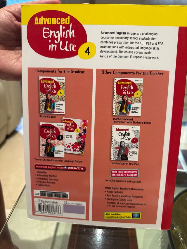 Advanced english in use, 4 ESO, Student's book