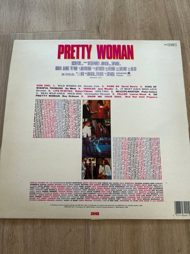 Vinilo Pretty Woman banda sonora