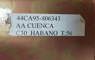 Sombrero cañero habano M