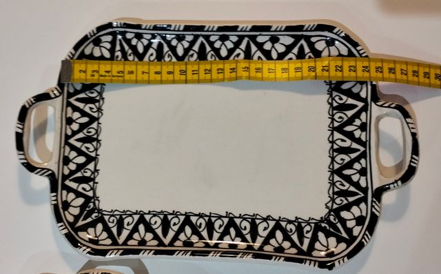 Bandejas de cerámica de artesania