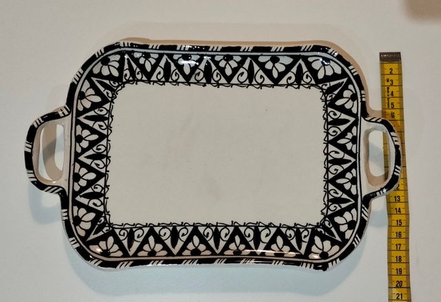 Bandejas de cerámica de artesania