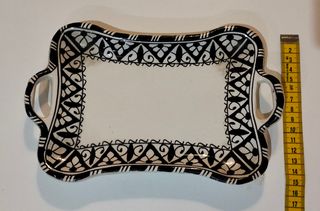 Bandejas de cerámica de artesania