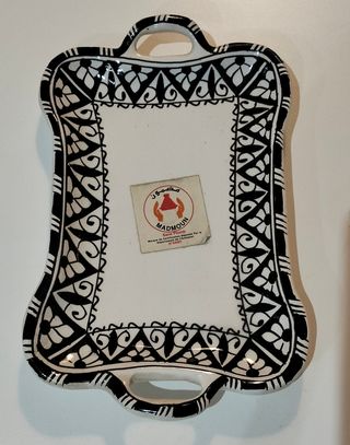 Bandejas de cerámica de artesania