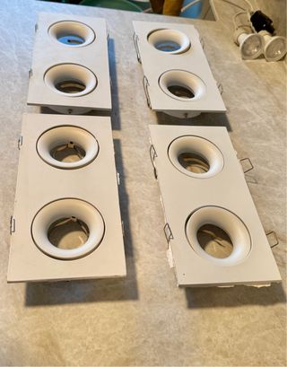 chollo:4 halógenos dobles blancos