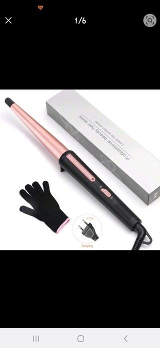 Rizador pelo rosa-negro