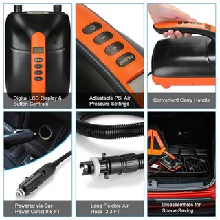 Bomba aire AGPtEK 20PSI inflable.NUEVO