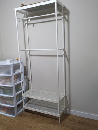 Perchero Ikea blanco - Estructura metálica
