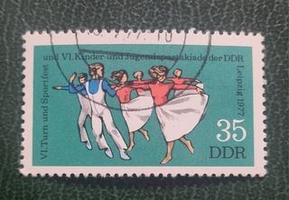 Sello DDR Leipzig 1977 - 35 DDR