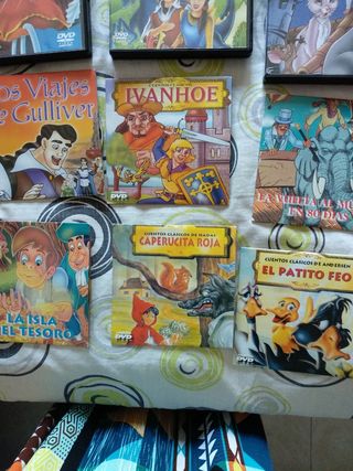 Películas infantiles DVD - 8 películas + regalo