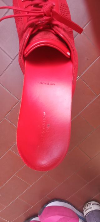 Scarpe Louis Vuitton rosse