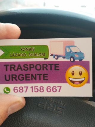Transporte Urgente - Lázaro Shalom