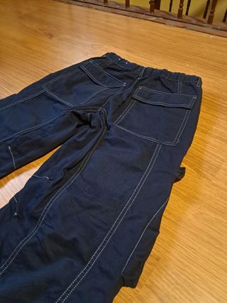 Calças Cargo Azul Escuro Tam. S