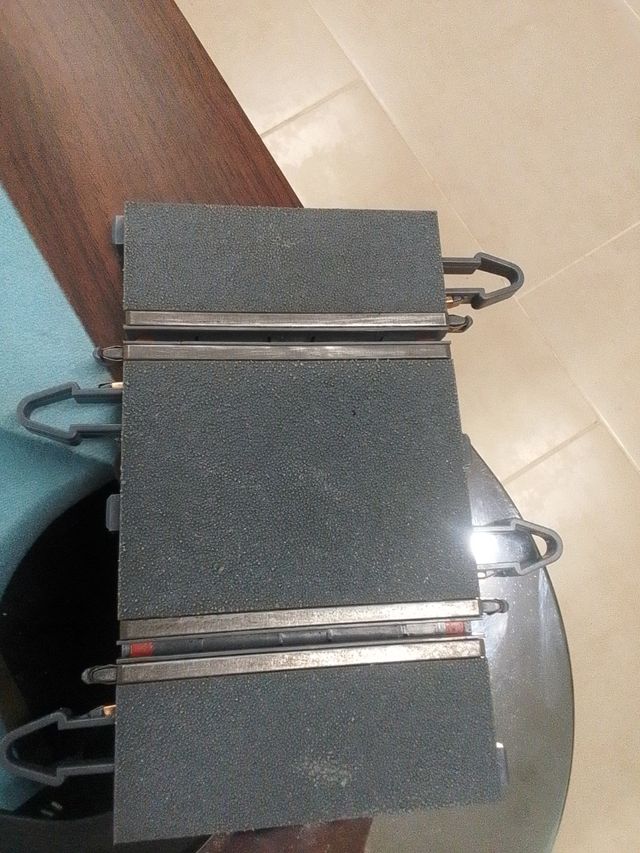 Recta Scalextric 90mm pista power line pista gris