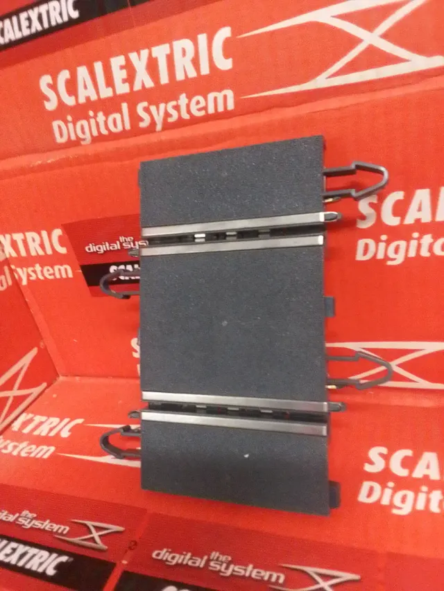 Recta Scalextric 90mm pista power line pista gris