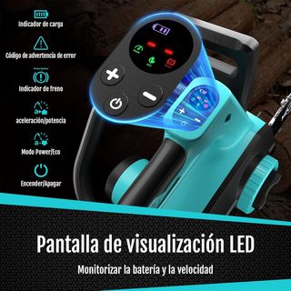 Motosierra a batería YARDCARE 12”-30cm NUEVA