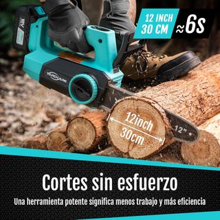 Motosierra a batería YARDCARE 12”-30cm NUEVA