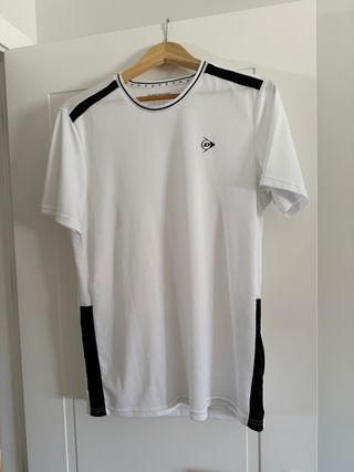 Camiseta Dunlop padel - blanca