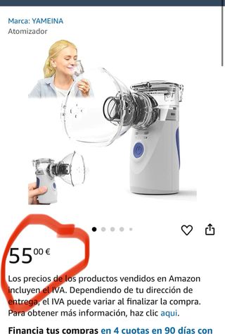 Nebulizador YAMEINA - Atomizador.NUEVO 