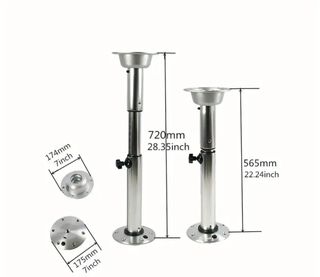 Pata meda camper autocaravana barco regulable