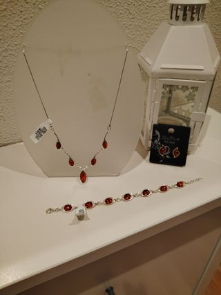 Joyas ámbar y plata Bijou Brigitte