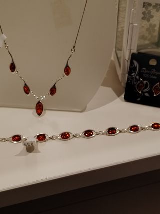 Joyas ámbar y plata Bijou Brigitte
