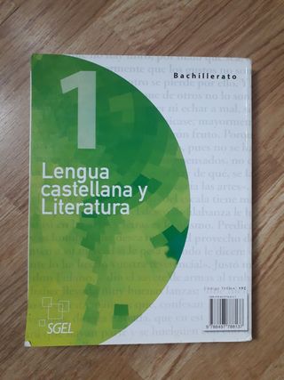 Lengua castellana y Literatura 1 Bachillerato