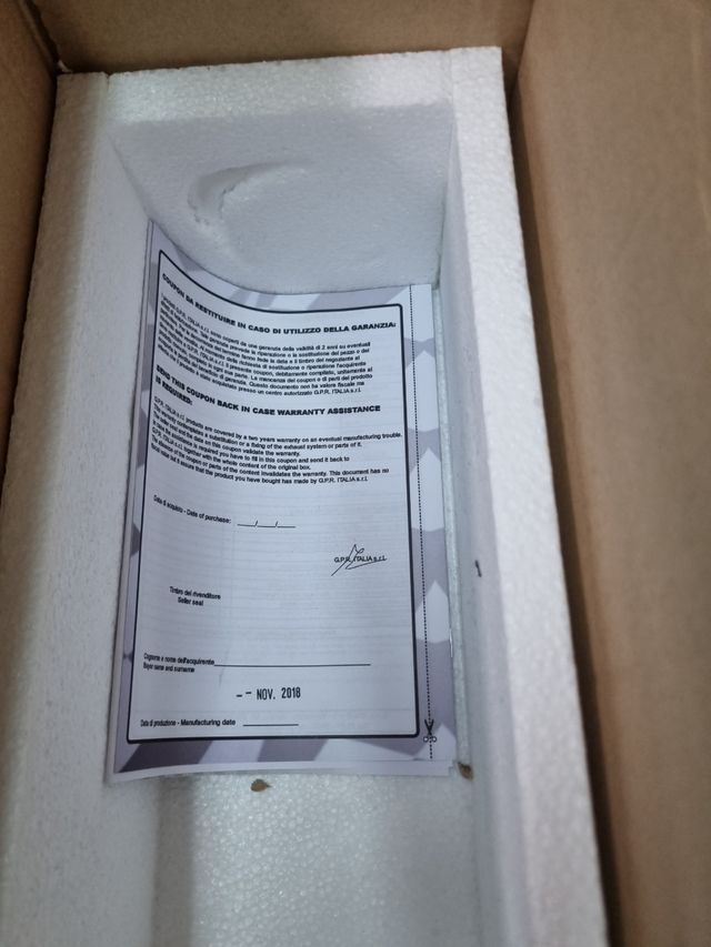 Escape GPR Yamaha NMAX 125 2017 2018